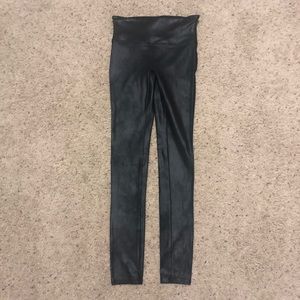 SPANX Faux Leather Leggings